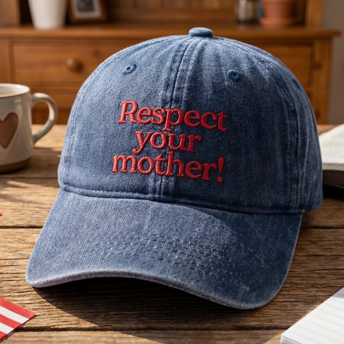 Respect Your Mother! Washed Cap