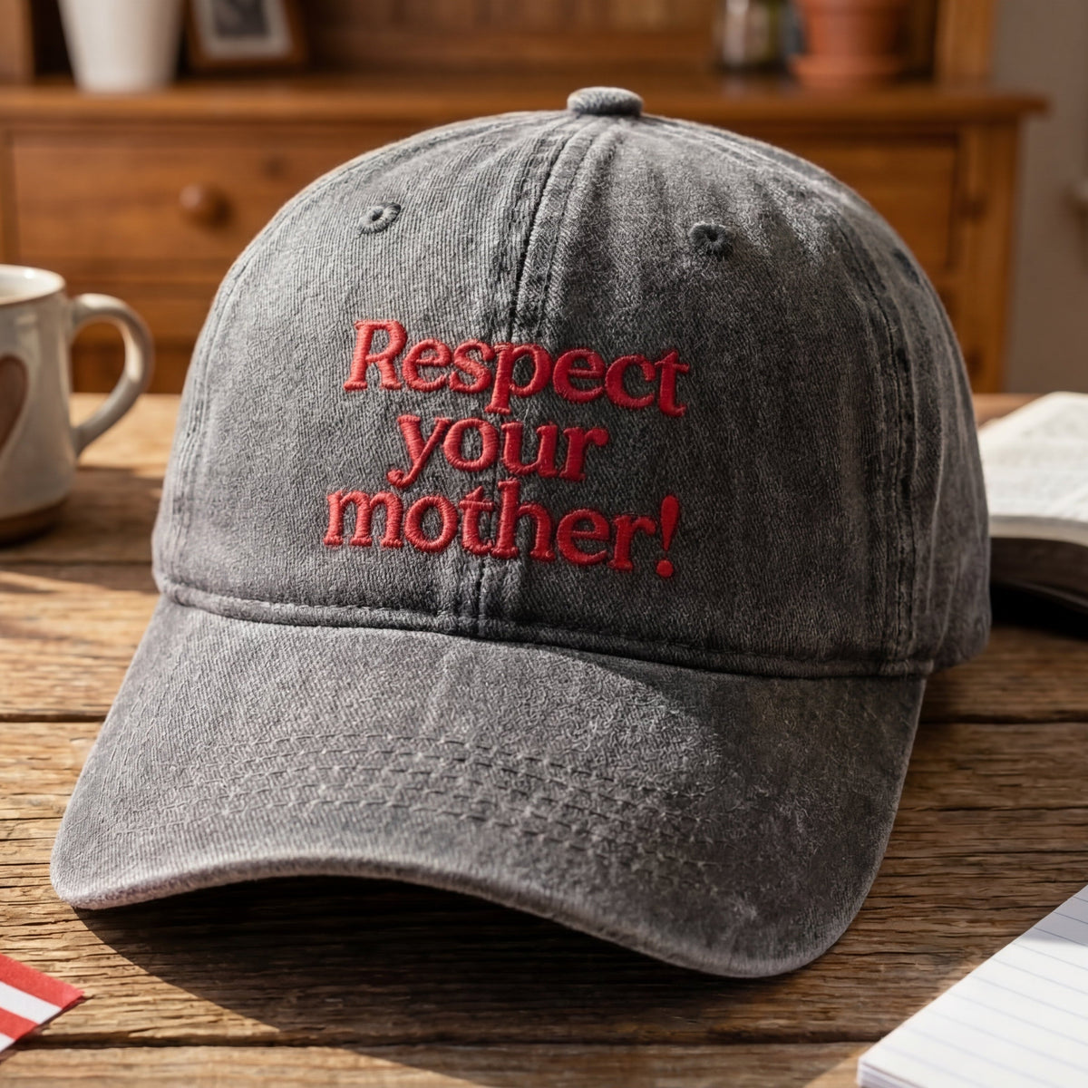 Respect Your Mother! Washed Cap