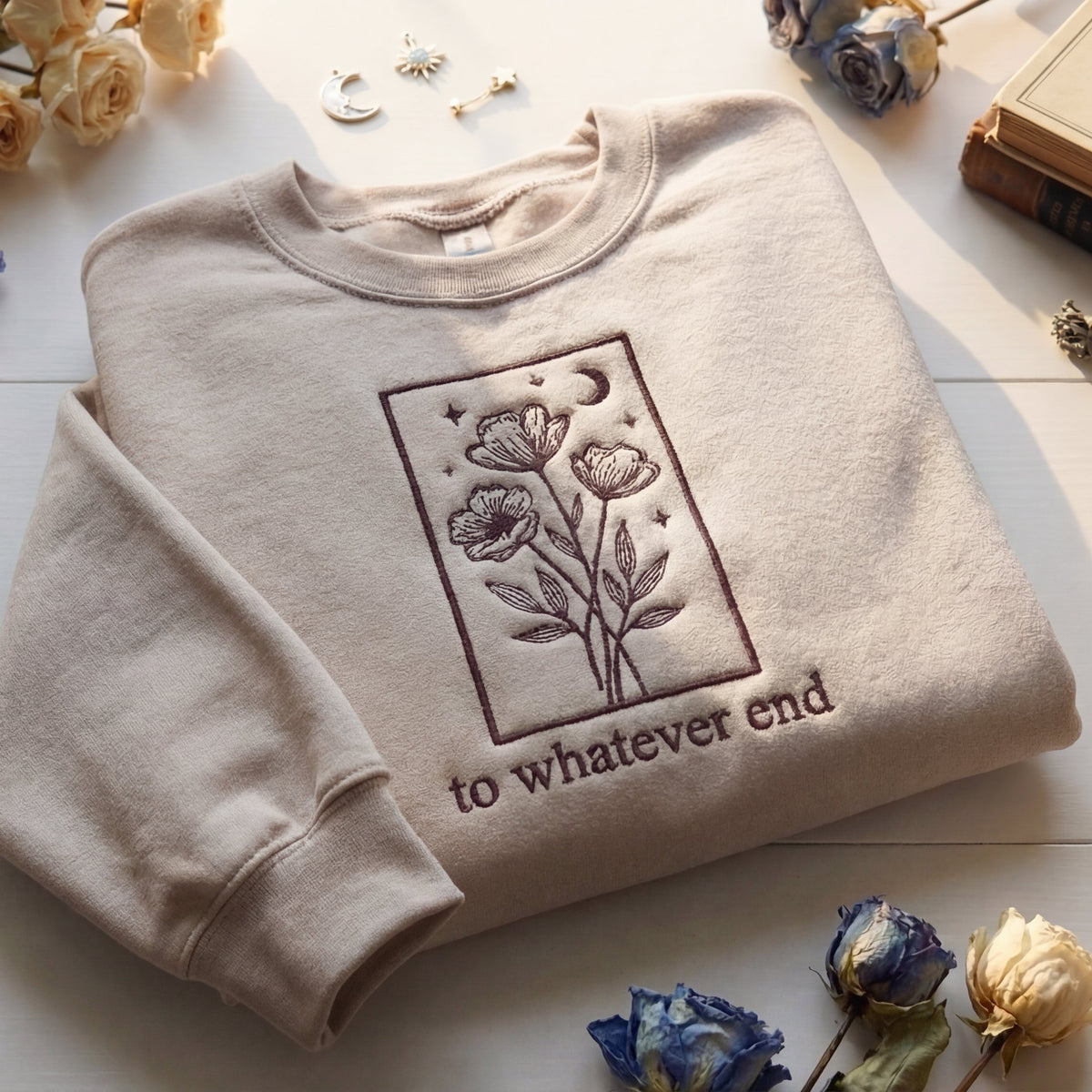 To Whatever End Embroidered Shirt