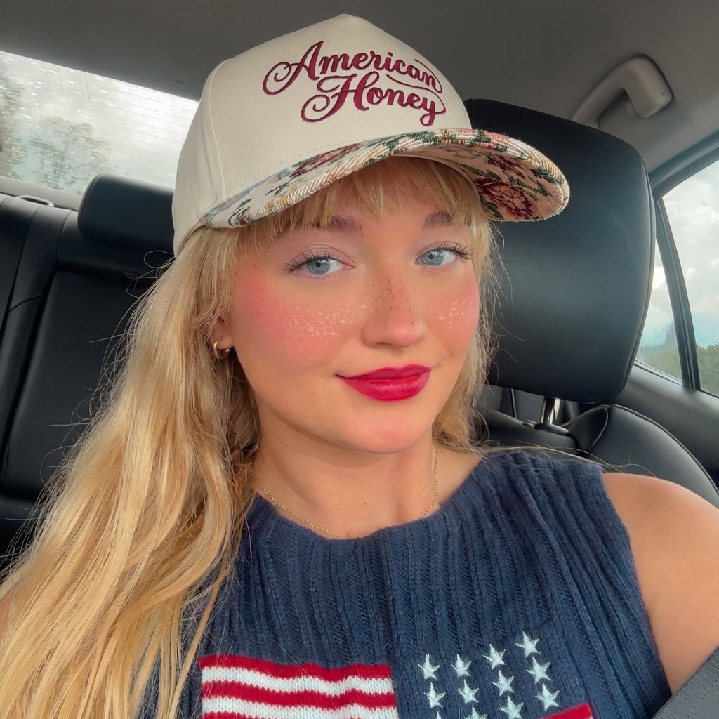 American Honey FLoral Hat