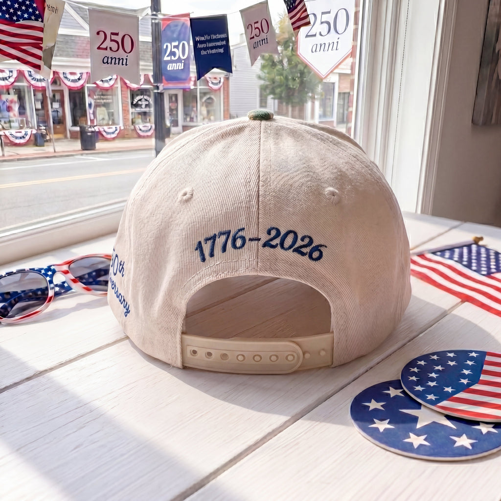 Summer Flower USA Flag FLoral Hat