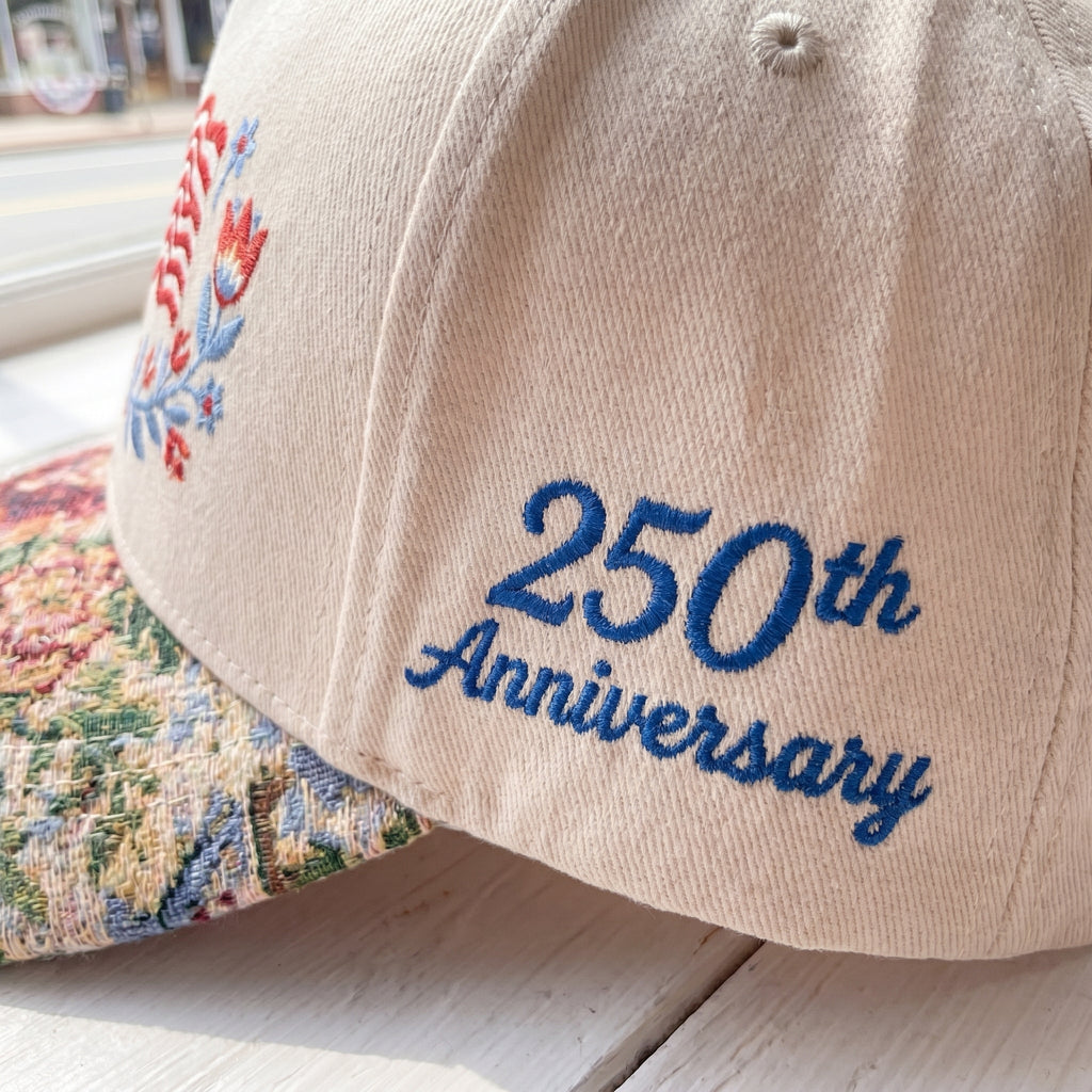 Summer Flower USA Flag FLoral Hat