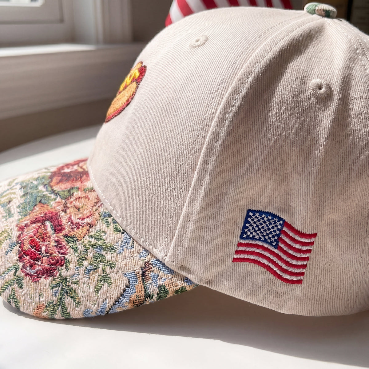 Hot Dog FLoral Hat