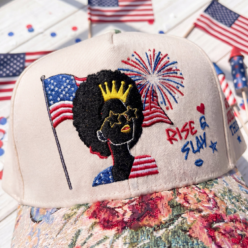 Rise n Slay FLoral Hat