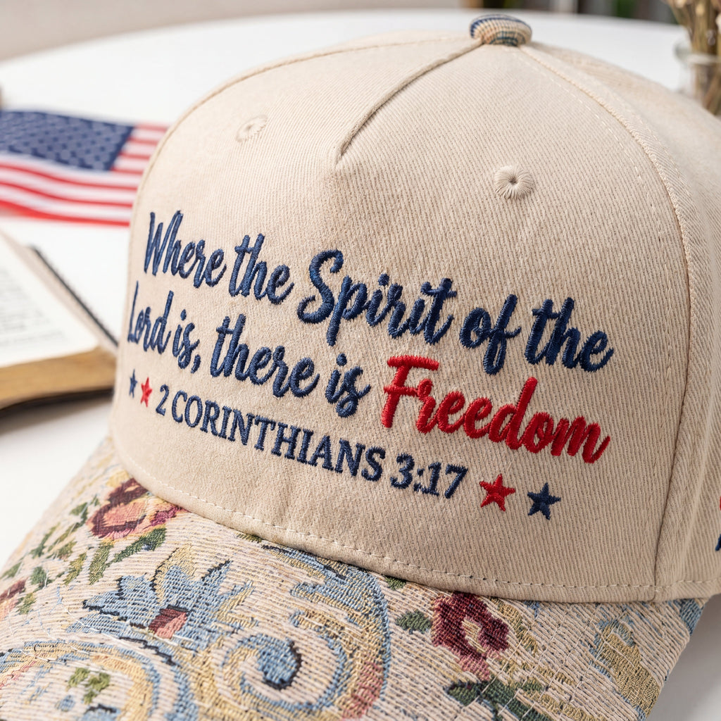Lord, There Is Freedom FLoral Hat