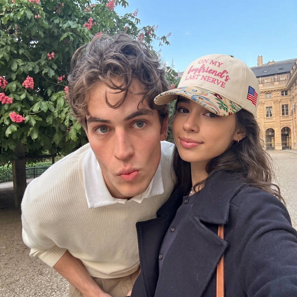 On My Boyfriend's Last Nerve FLoral Hat