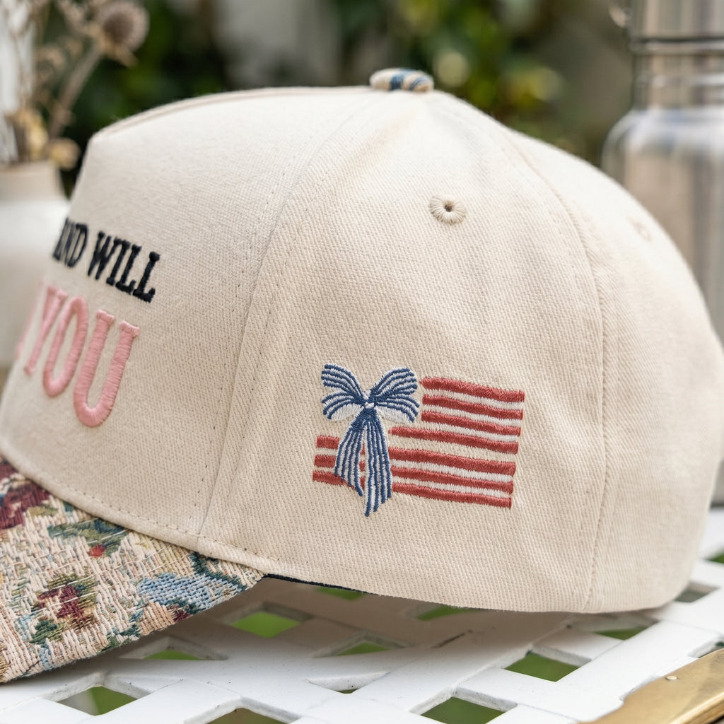 My Husband Will Kill You FLoral Hat