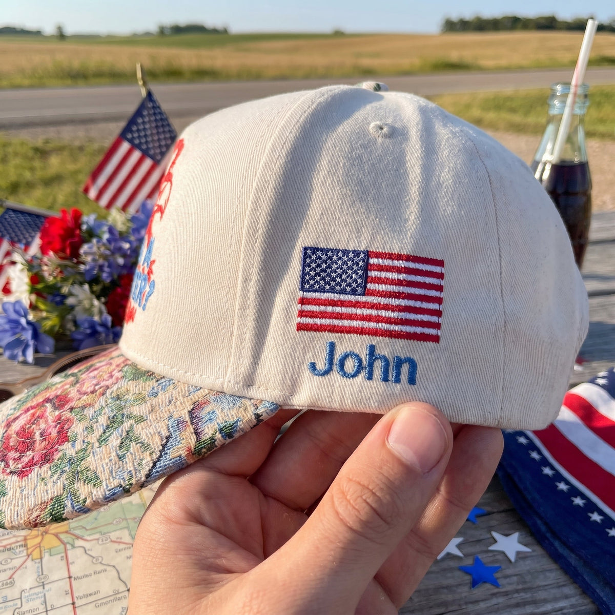 WTF Is A KiloMeter? FLoral Hat