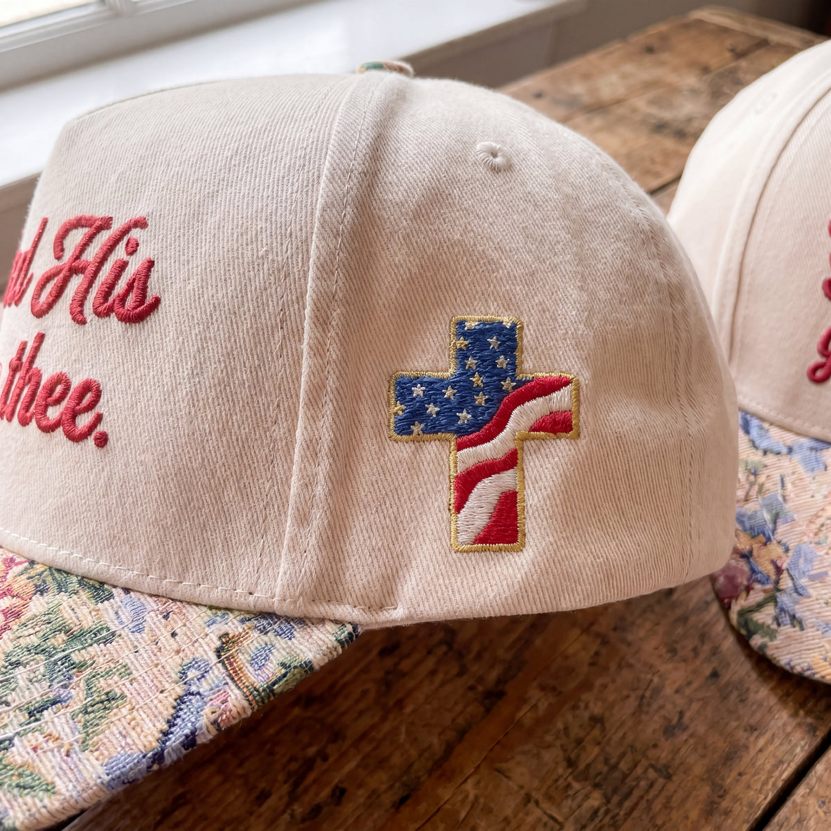 God Shed His Grace On Thee FLoral Hat