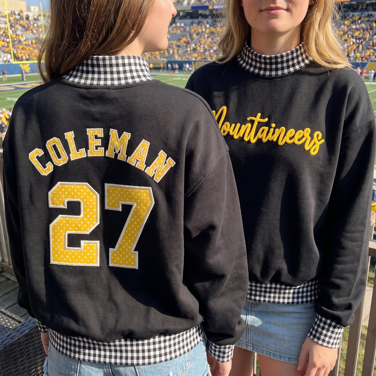 Build Your Own Team — Custom Gingham Mockneck