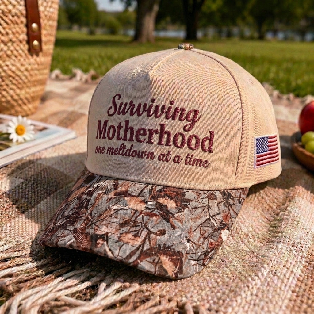 Surviving Motherhood FLoral Hat