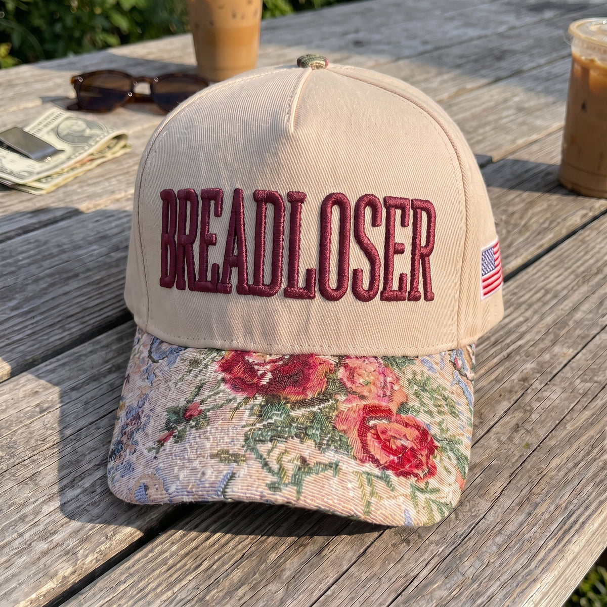 BREADLOSER Embroidered FLoral Hat