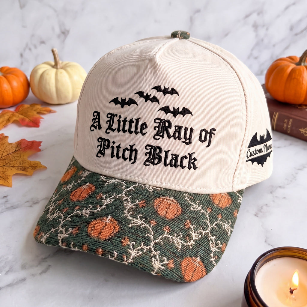 Little Ray Pumpkin Tapestry Brim Hat
