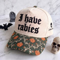 I Have Rabies Tapestry Brim Hat