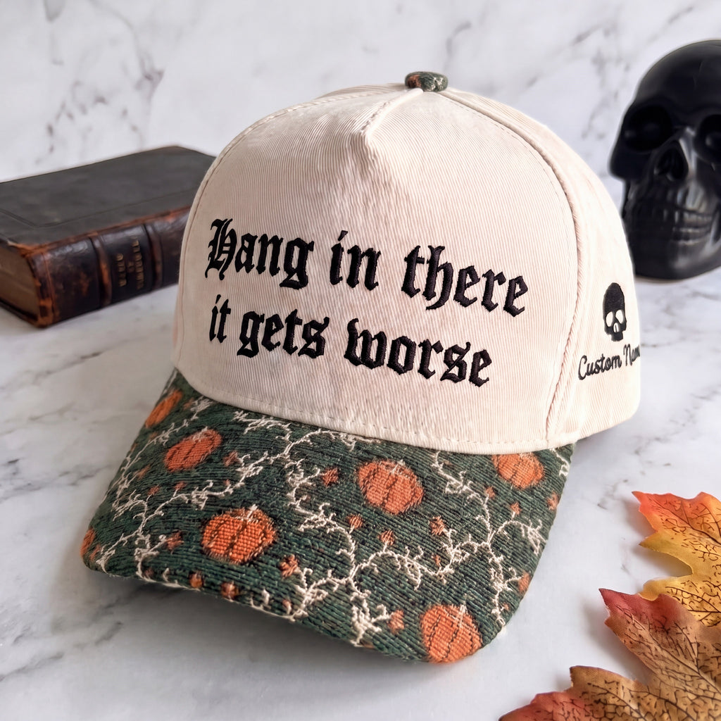 Hang In There Tapestry Brim Hat