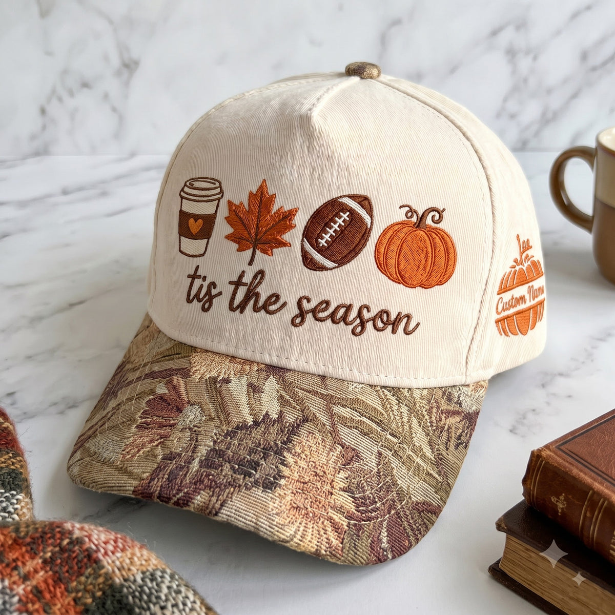 Game Day The Season Pumpkin Tapestry Brim Hat