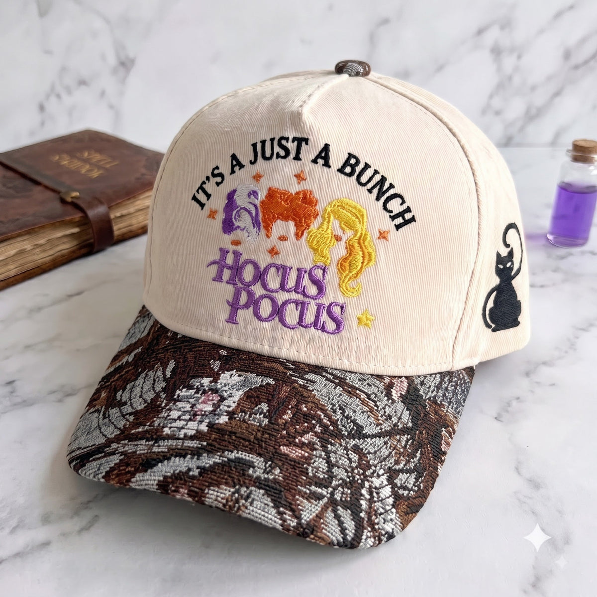 Bunch Pumpkin Tapestry Brim Hat