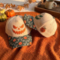 Halloween Pumpkin Tapestry Brim Hat