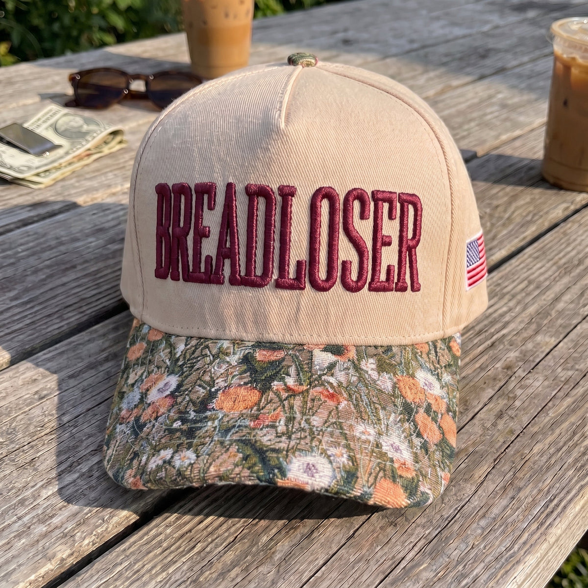 BREADLOSER Embroidered FLoral Hat