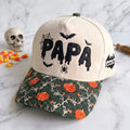 PAPA Gliter Pumpkin Tapestry Brim Hat