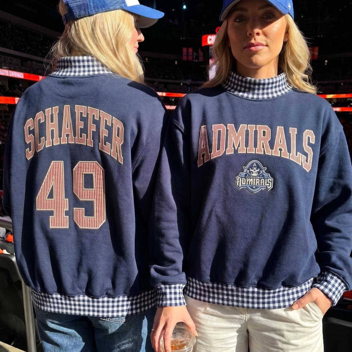 Build Your Own Team — Custom Gingham Mockneck
