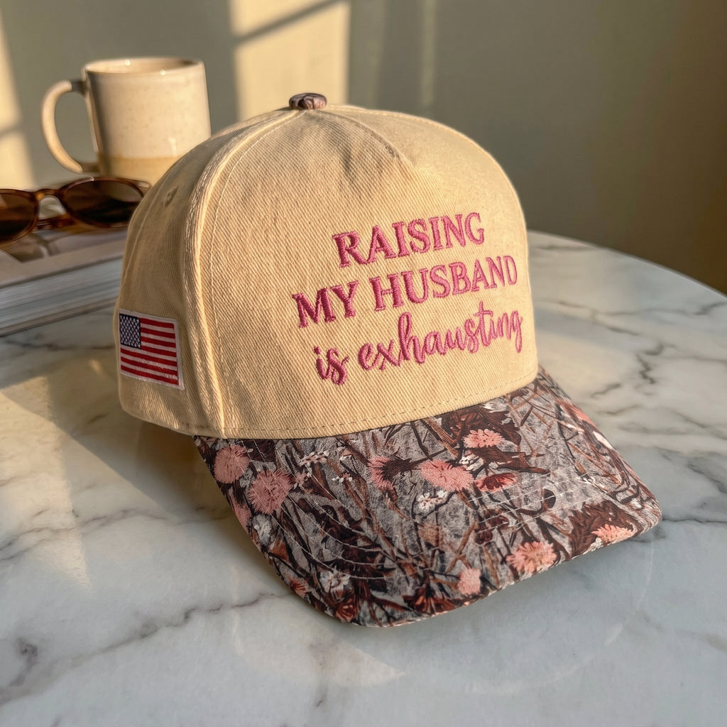 Raising My Husband FLoral Hat