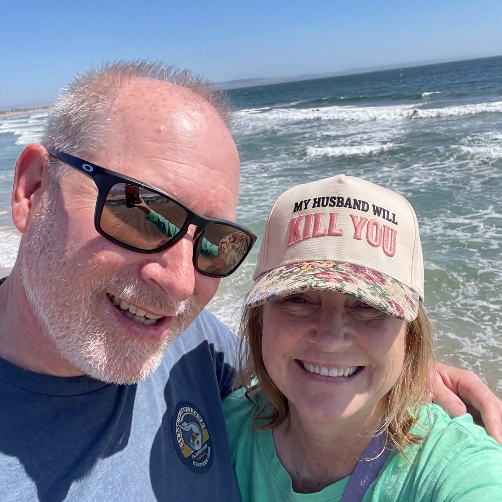 My Husband Will Kill You FLoral Hat