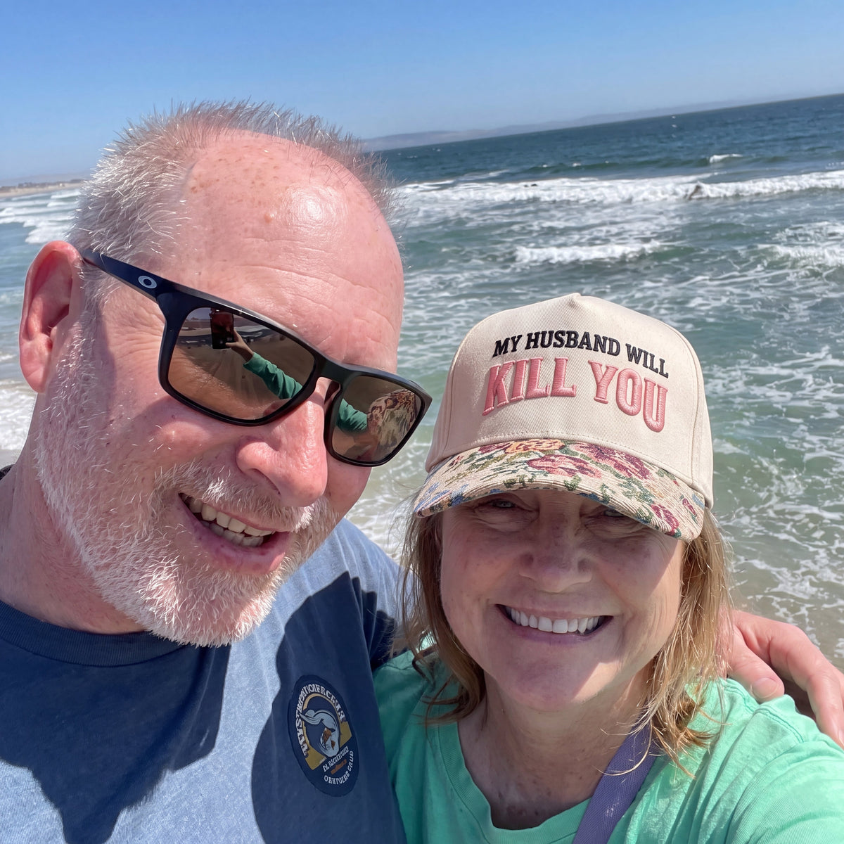 My Husband Will Kill You FLoral Hat