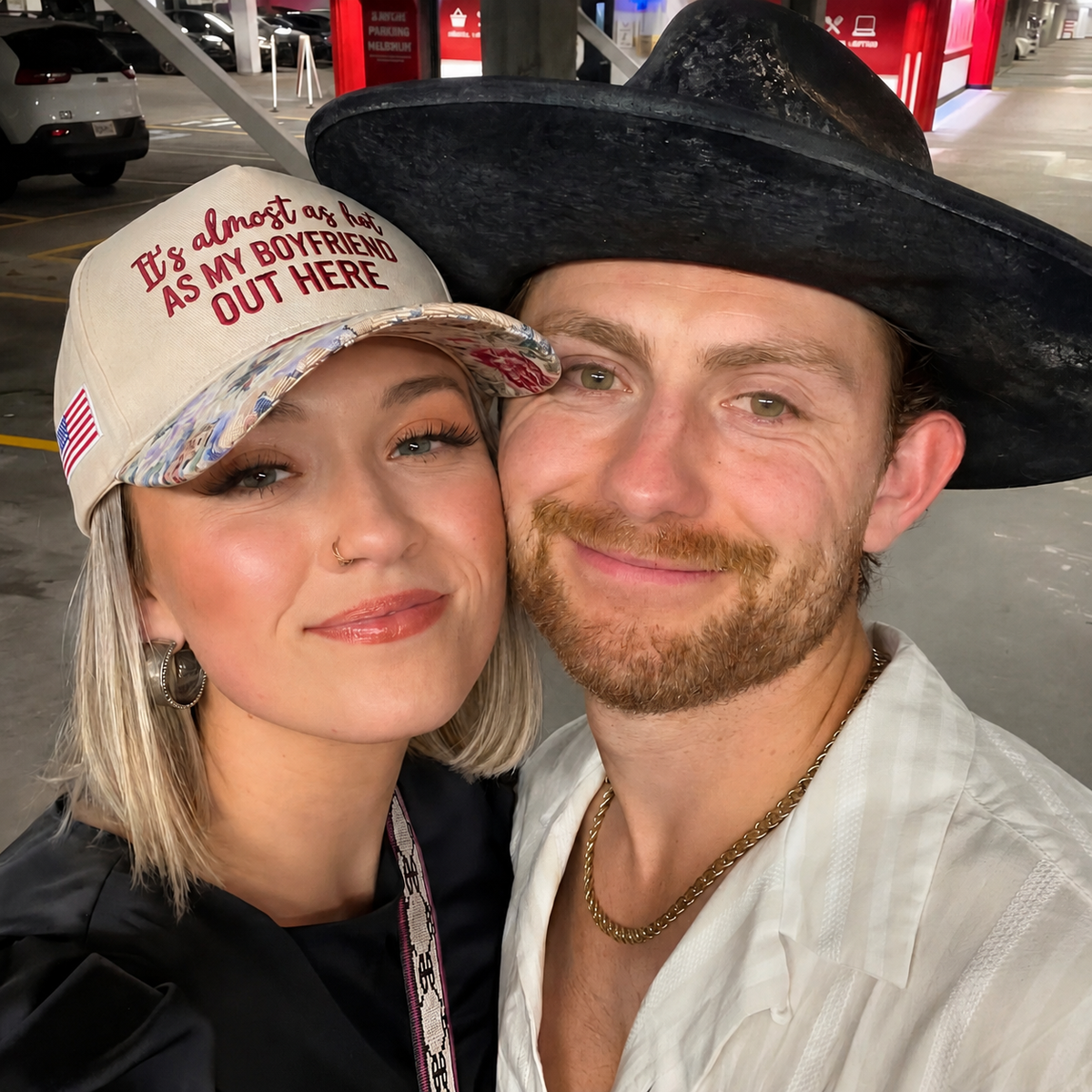 My Boyfriend Out Here FLoral Hat