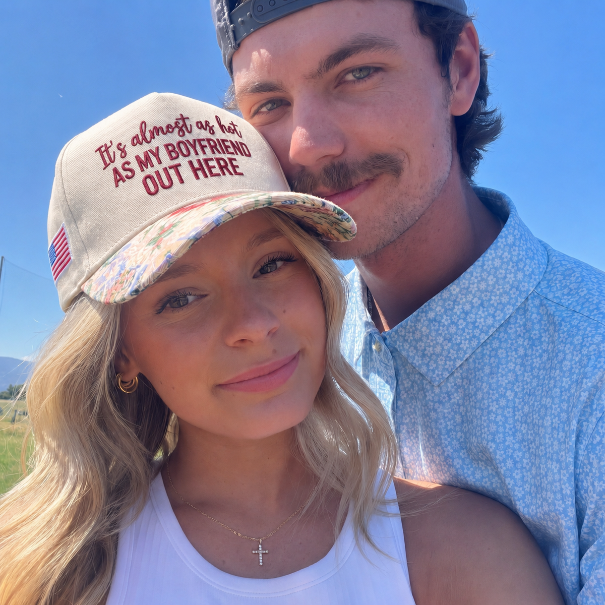 My Boyfriend Out Here FLoral Hat