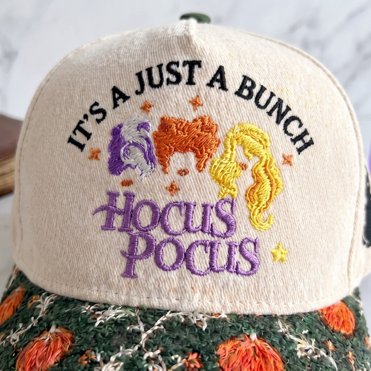 Bunch Pumpkin Tapestry Brim Hat
