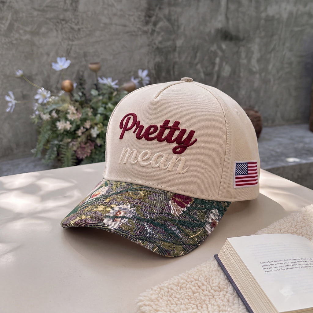 Pretty Tapestry FLoral Hat