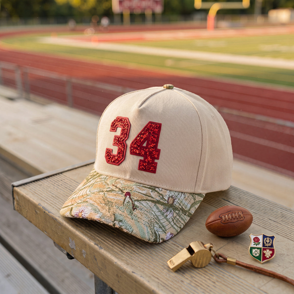 Number Tapestry FLoral Hat