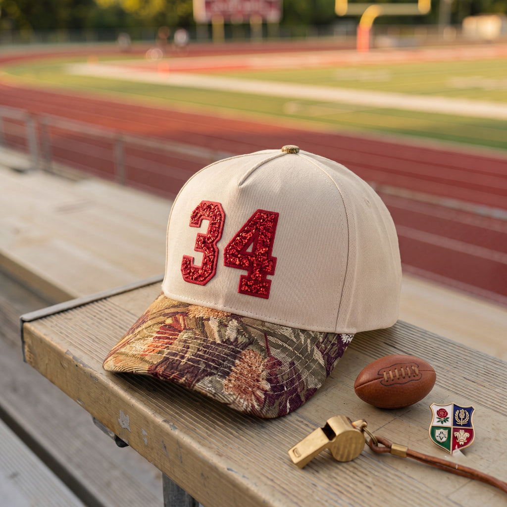 Number Tapestry FLoral Hat
