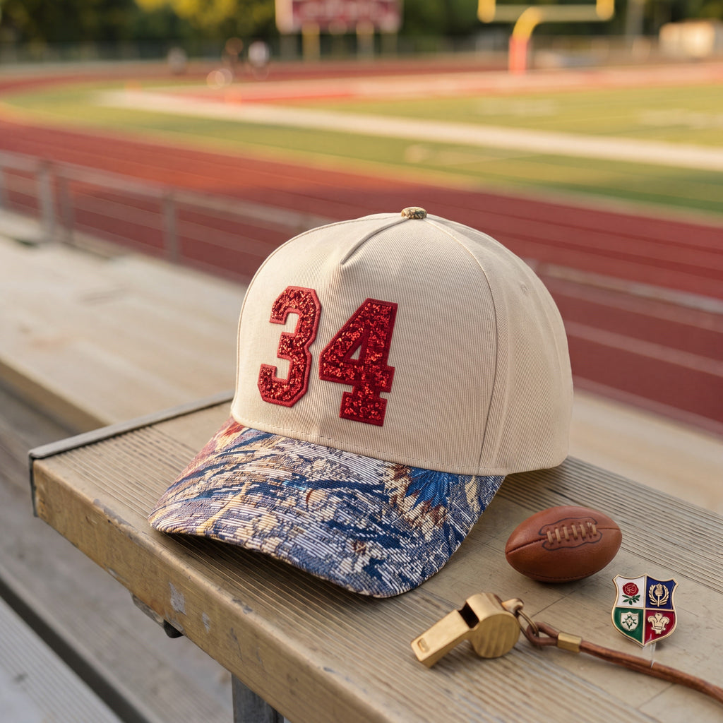 Number Tapestry FLoral Hat