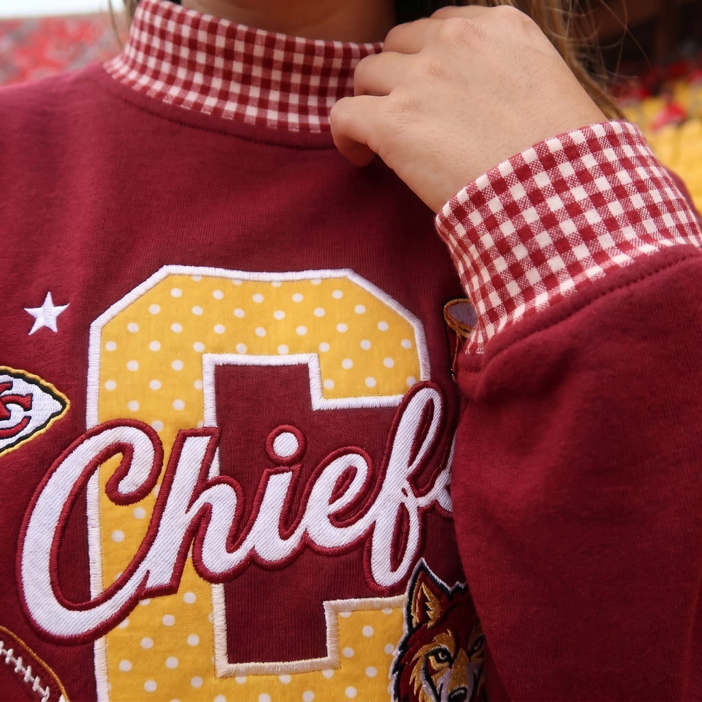 Build Your Own Team — Custom Gingham Mockneck