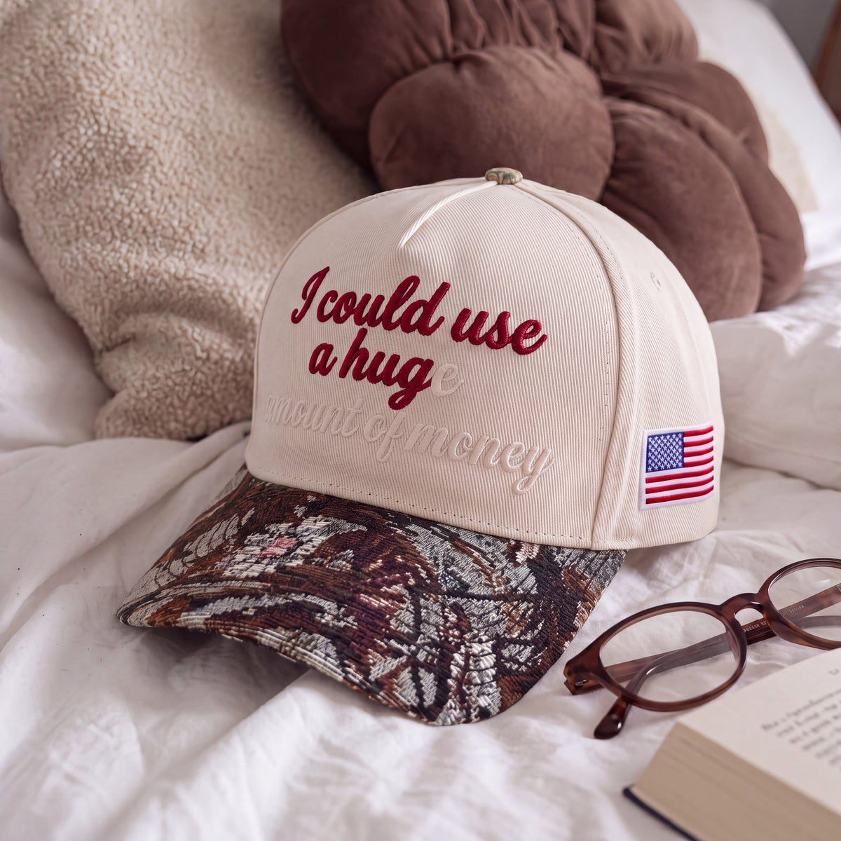 I Could Use A Hug Tapestry FLoral Hat