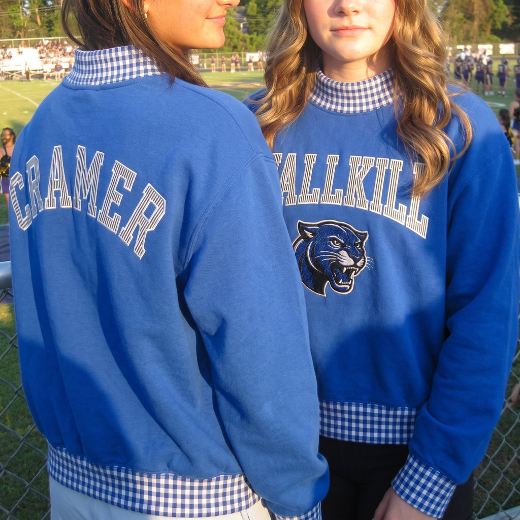 Build Your Own Team — Custom Gingham Mockneck