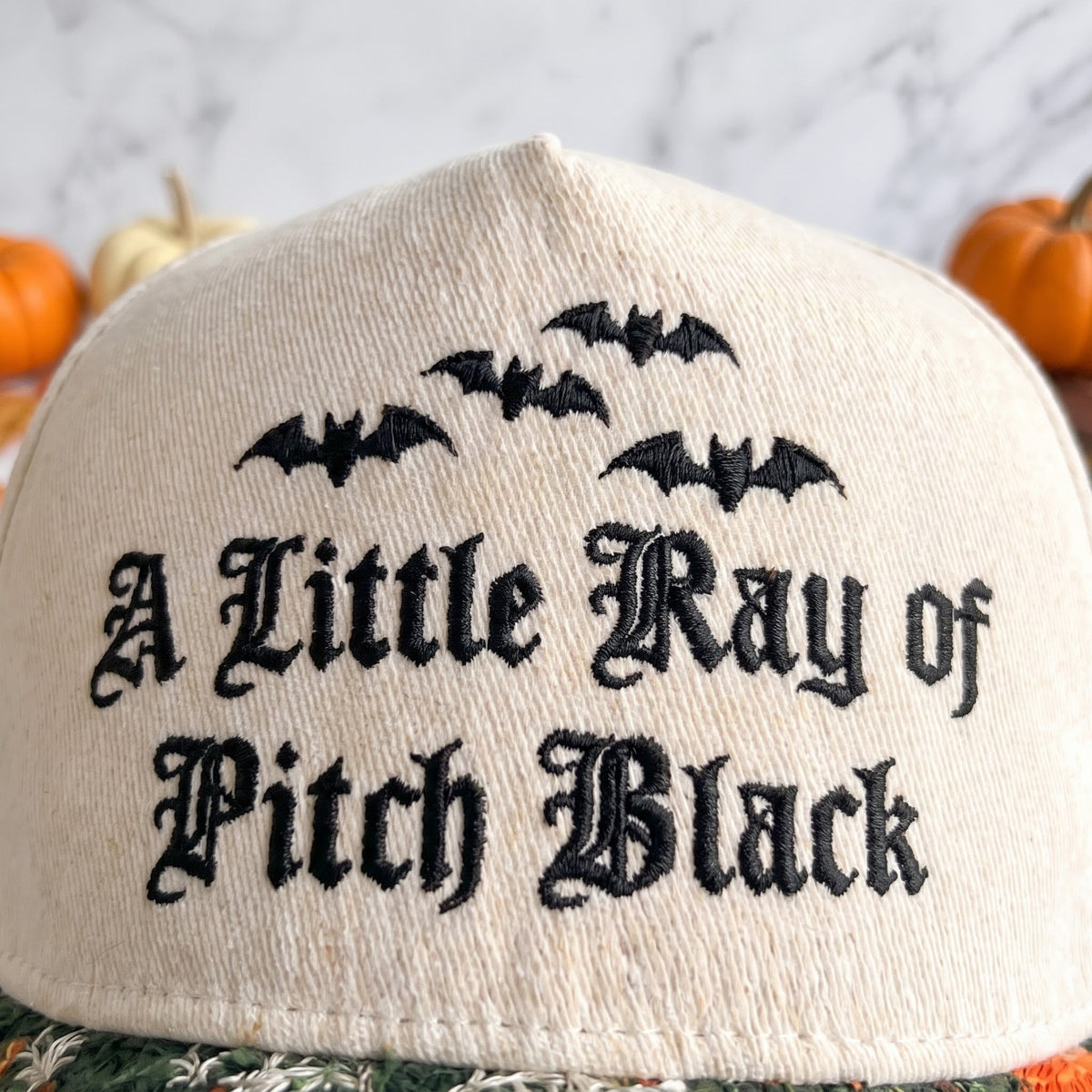Little Ray Pumpkin Tapestry Brim Hat