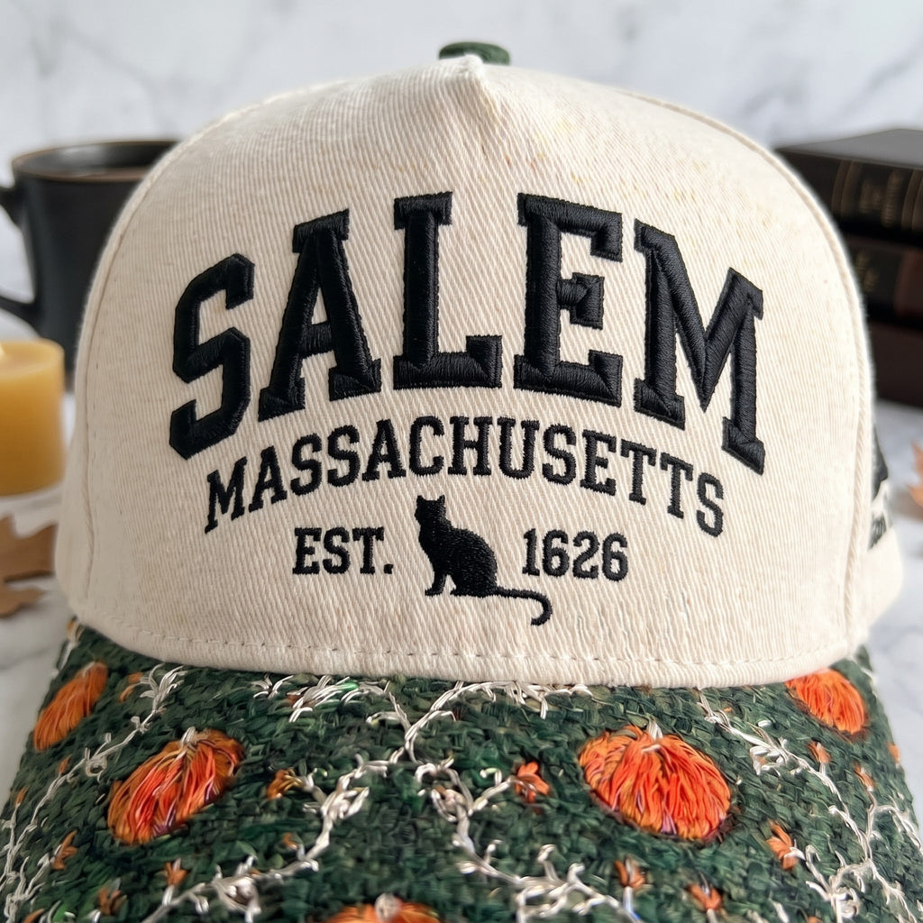 Salem Massachusetts Tapestry Brim Hat
