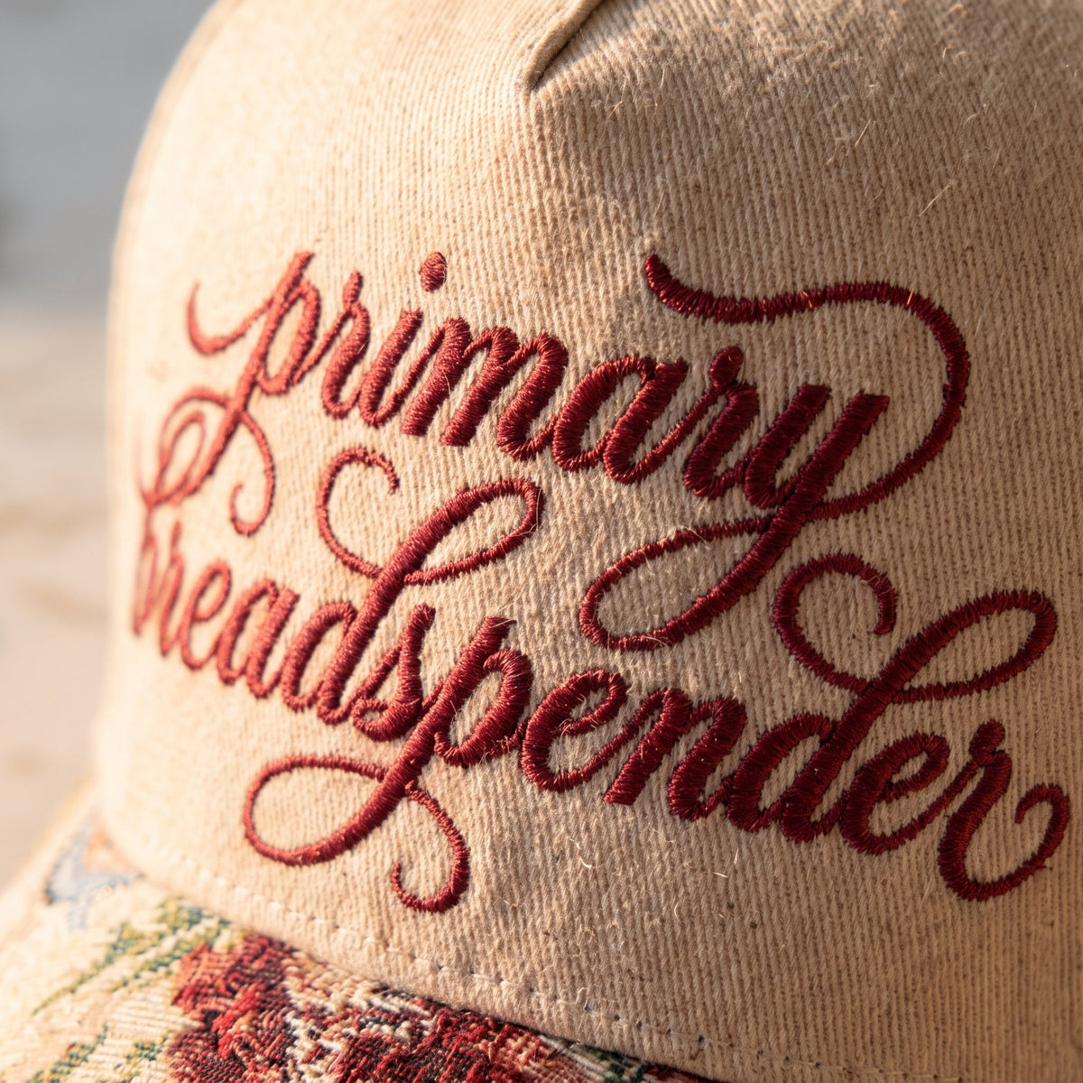 Primary Breadspender Embroidered FLoral Hat