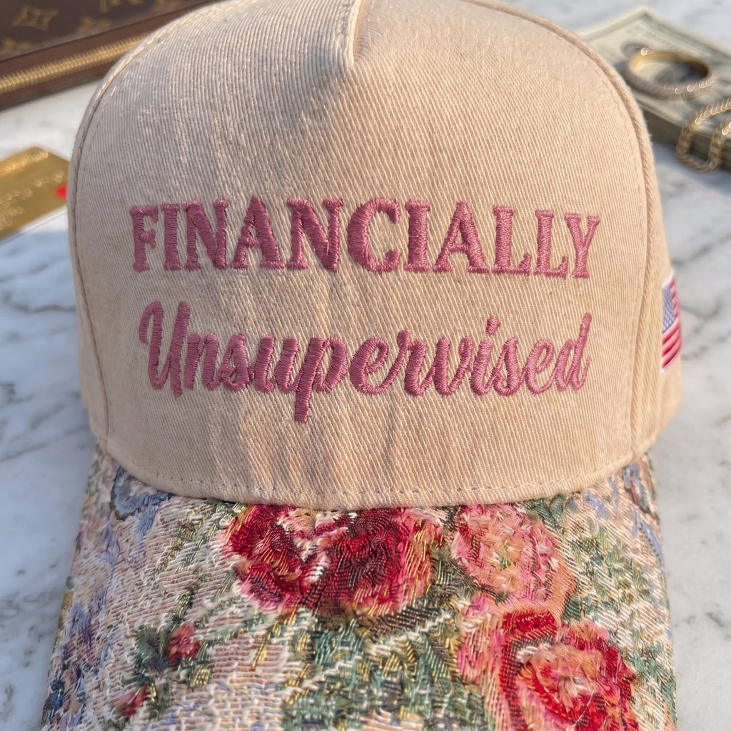 FINANCIALLY Unsupervised FLoral Hat