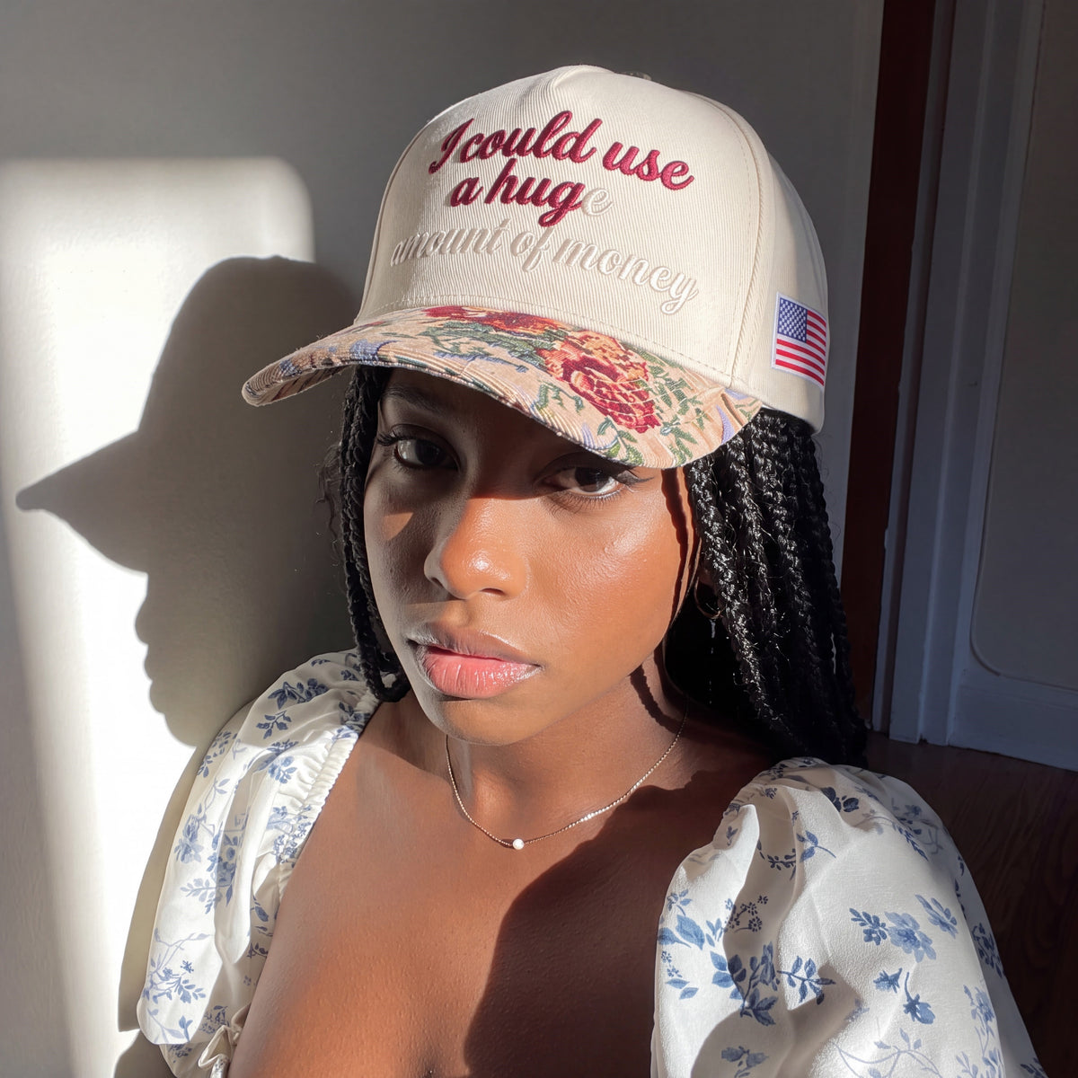 I Could Use A Hug Tapestry FLoral Hat