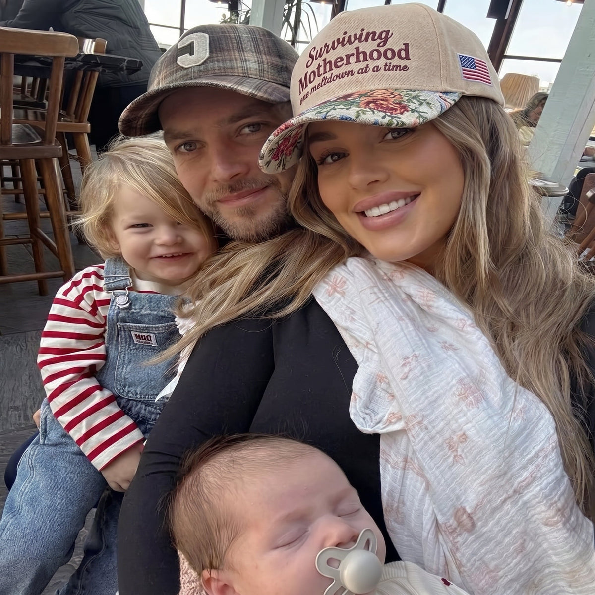 Surviving Motherhood FLoral Hat
