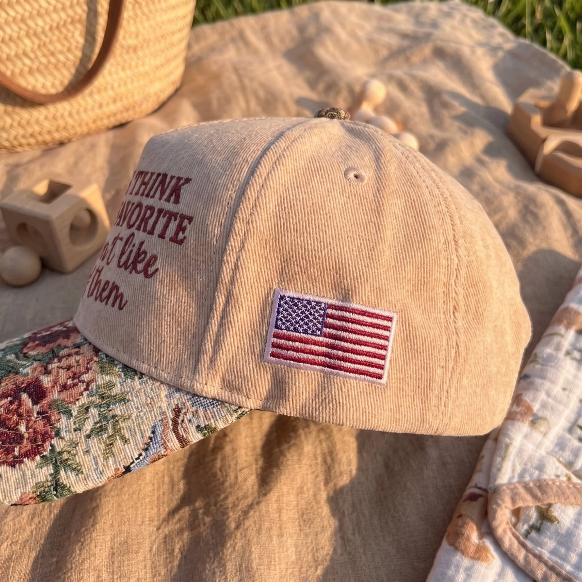 Don't Like Any Of Them FLoral Hat