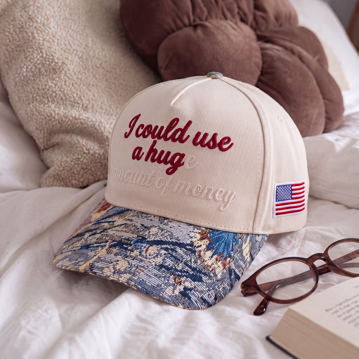 I Could Use A Hug Tapestry FLoral Hat