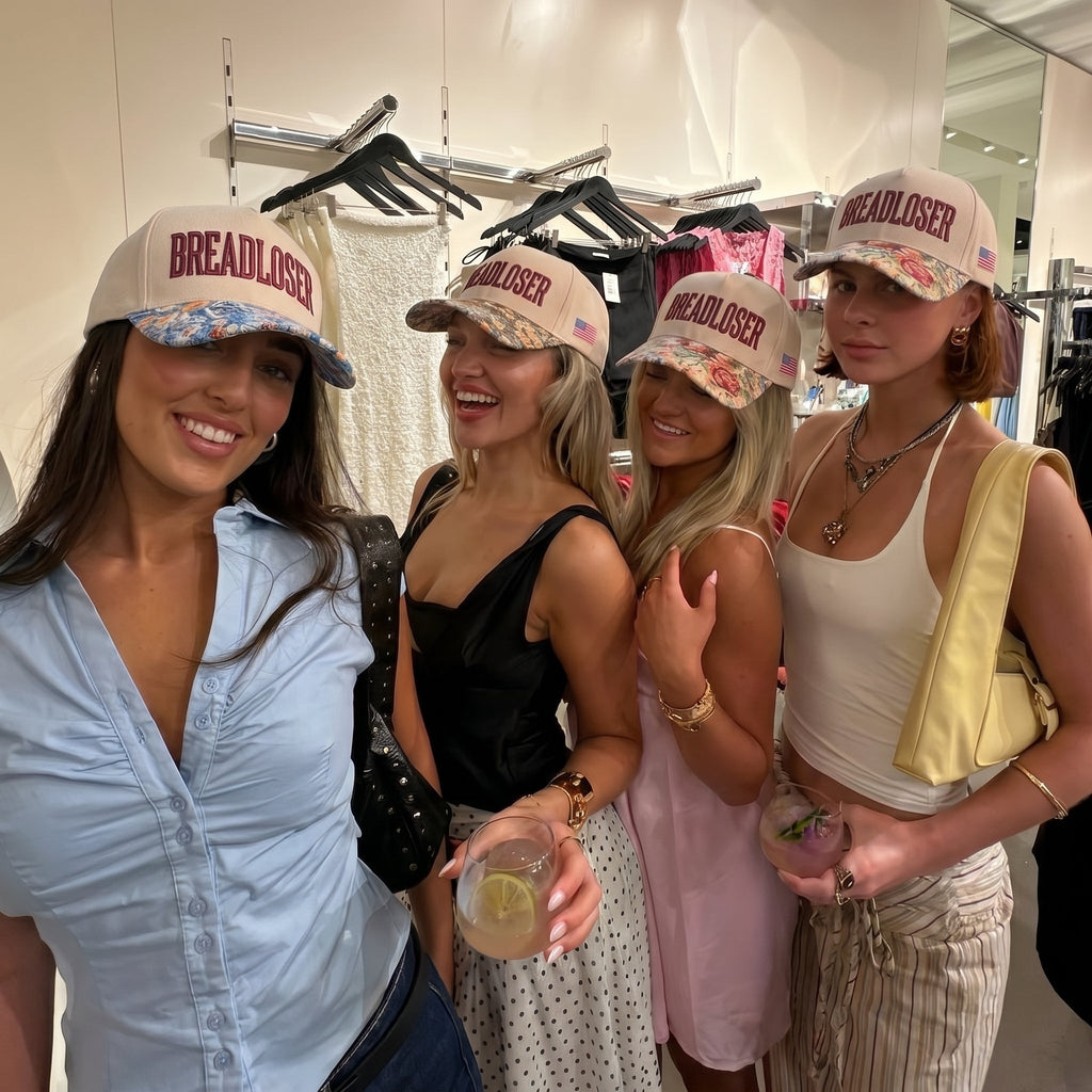 BREADLOSER Embroidered FLoral Hat