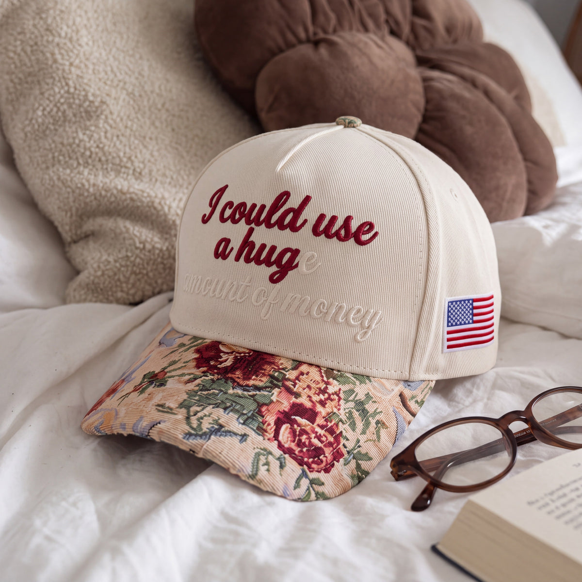 I Could Use A Hug Tapestry FLoral Hat