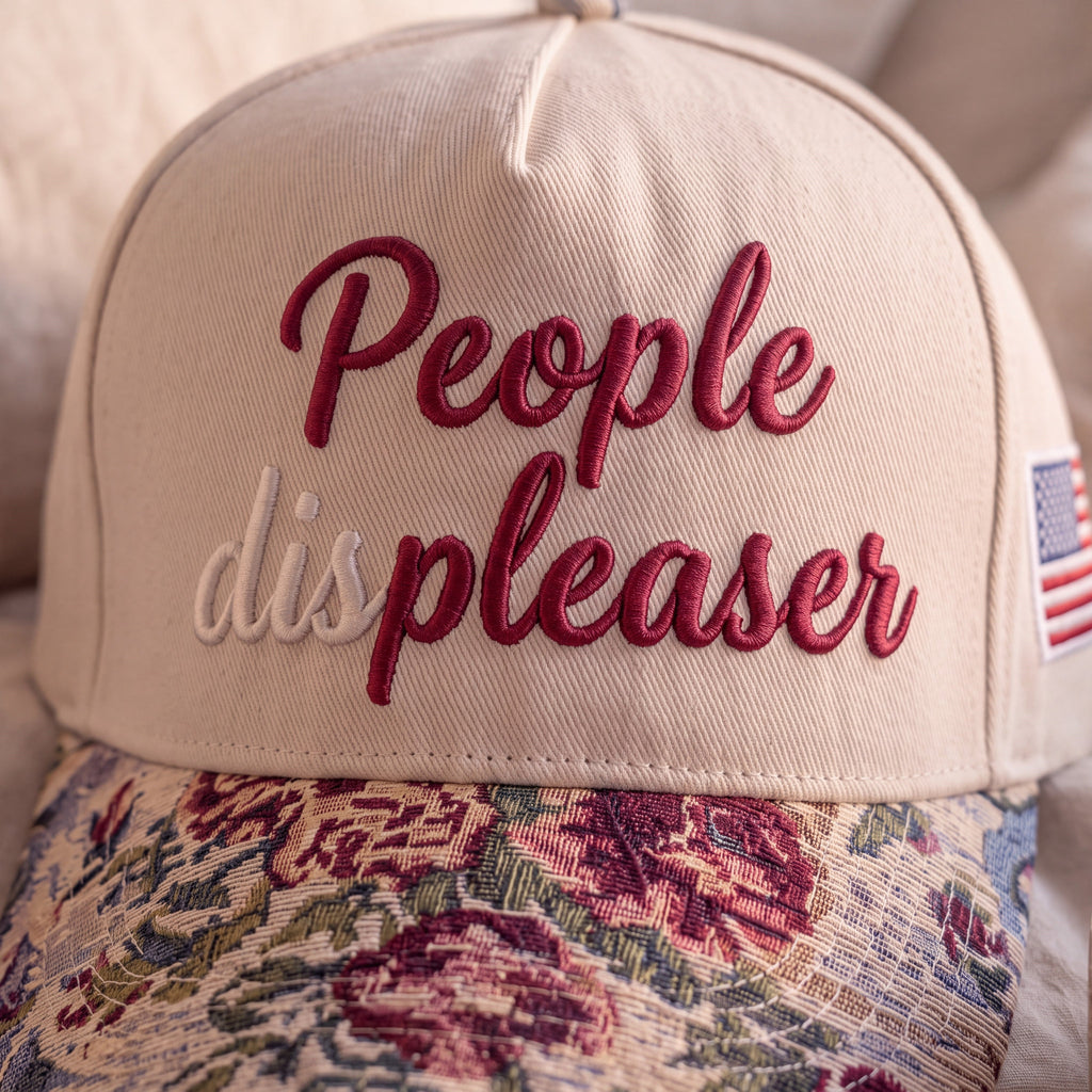 People Pleaser Tapestry FLoral Hat