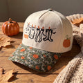 Ghost Laundry Pumpkin Tapestry Brim Hat